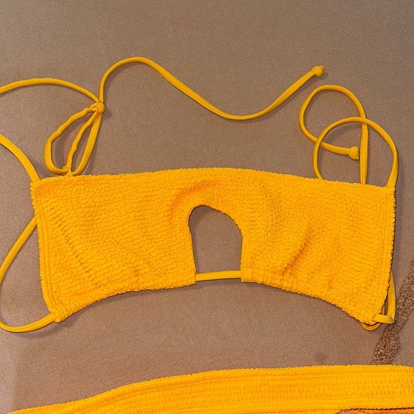 PacSun orange crush bikini top and bottom - Picture 4 of 6